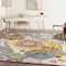 Homeroots 8 x 11 ft. Yellow & Ivory Indoor & Outdoor Area Rug 385129 - alternate 6